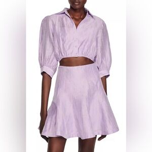 Sandro Kya Front Cut Out Dress Size US10/EU42 NWT